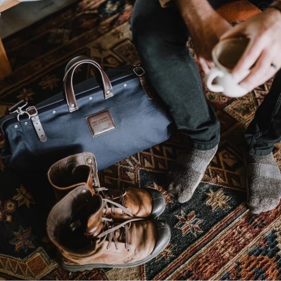 Line of Trade Weekender blue canvas bag - Picture 2 of 8